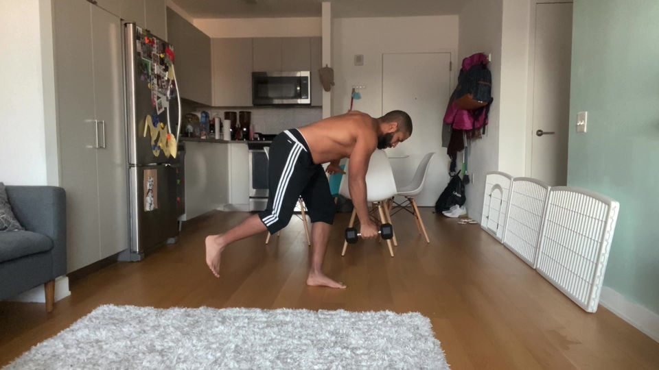 Resistance- Single Leg - Reaches w/ Shoulder Press